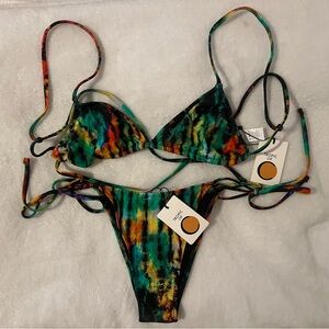 Tie-Dye Bikini Set